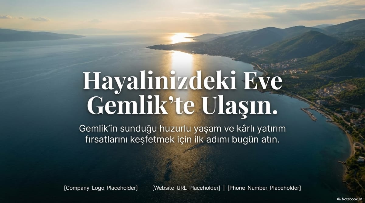 Gemlik’te satılık daire