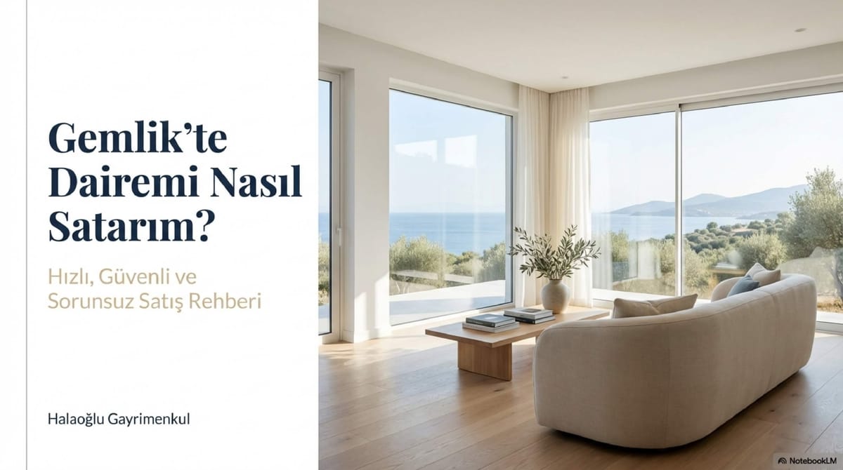 Gemlik'te dairemi nasıl satarım (1)