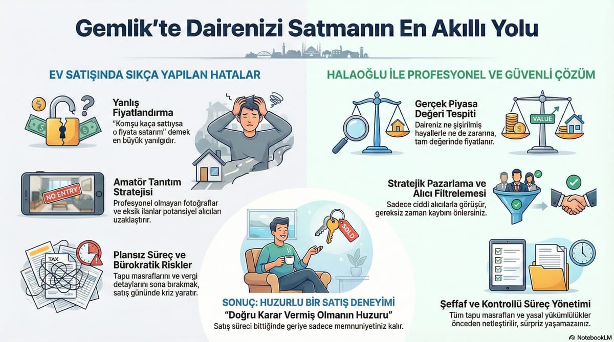 Gemlikte evimi nasıl satarım 2
